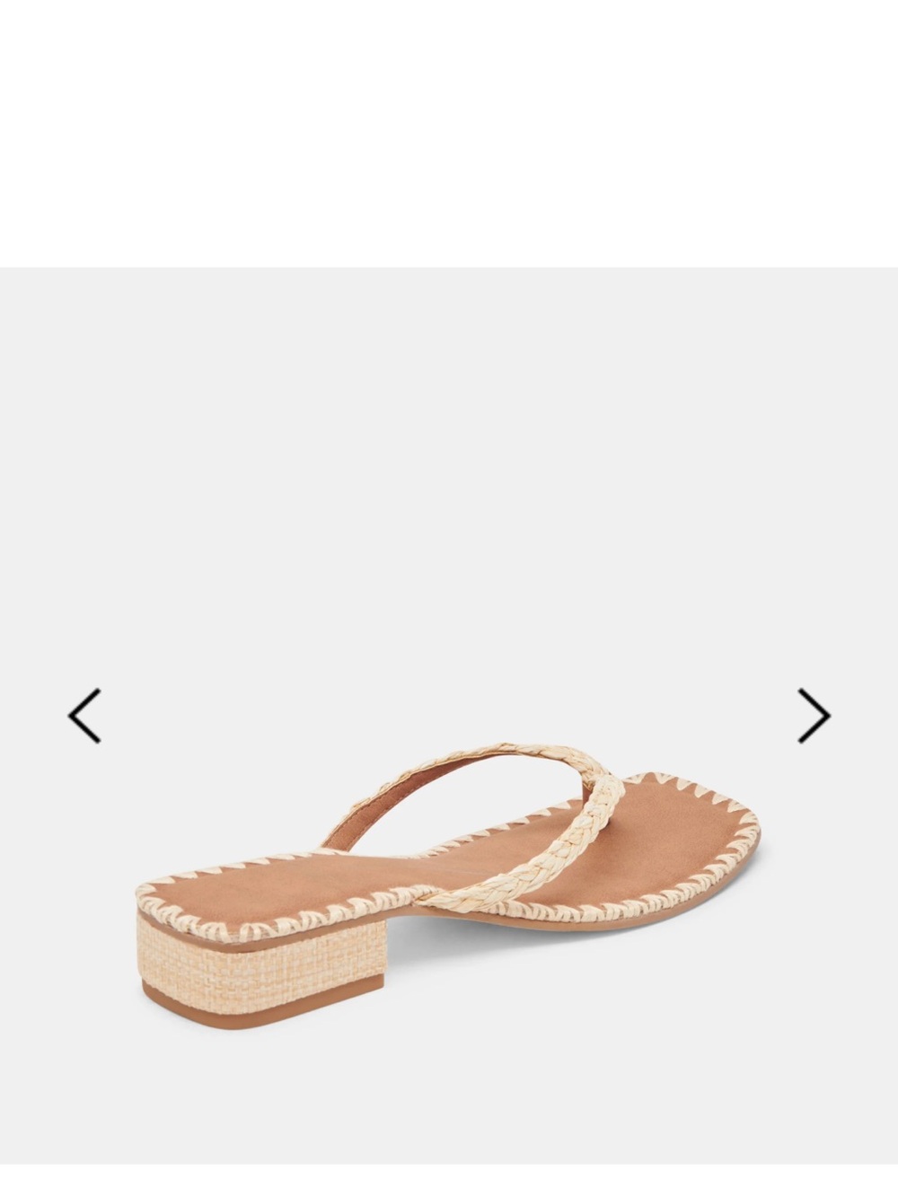 Dolce Vita Barty Raffia Sandals View 2